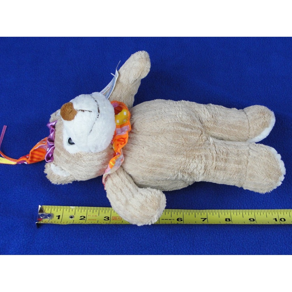 Animal Alley Birthday Bear Chenille Plush Toys R Us 10 Inch Clown Tags Baby Gift - Picture 4 of 6